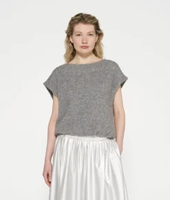 10DAYS Pullover^Balloon Knit Sleeveless grey melee