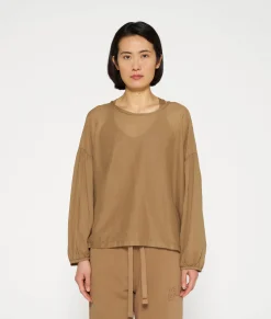10DAYS Blusen^Balloon Sleeve Blouse cedar brown