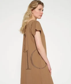 10DAYS Kleider^Beach Dress 10 cedar brown