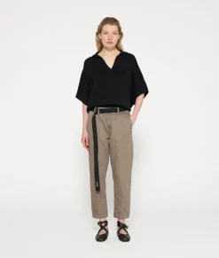 10DAYS Hosen^Belted Pants Jog Denim sage