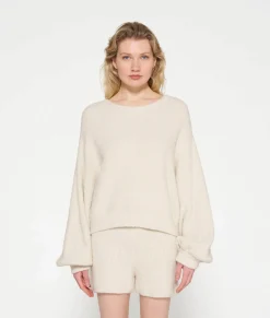 10DAYS Pullover^Boucle Knit Sweater light natural