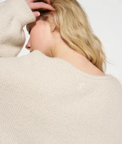 10DAYS Pullover^Boucle Knit Sweater light natural