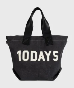 10DAYS Taschen^Canvas Shopper black