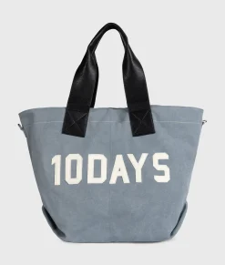 10DAYS Taschen^Canvas Shopper graphite