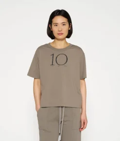10DAYS T-Shirts^Cotton Tee 10 sage