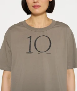 10DAYS T-Shirts^Cotton Tee 10 sage