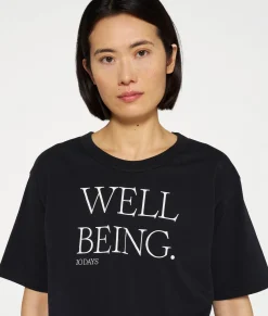 10DAYS T-Shirts^Cotton Tee Well Being black