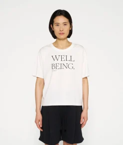 10DAYS T-Shirts^Cotton Tee Well Being ecru