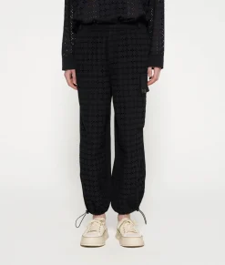 10DAYS Hosen^Cropped Combat Pants black