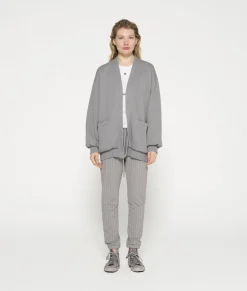 10DAYS Hosen^Cropped Jogger Pinstripe graphite