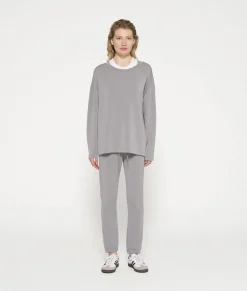 10DAYS Hosen^Cropped Jogger Scuba graphite