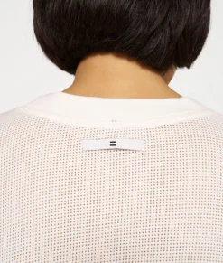 10DAYS Sweatshirts^Cropped Sweater Mesh ecru
