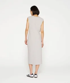 10DAYS Kleider^Easy Sleeveless Dress light grey melee