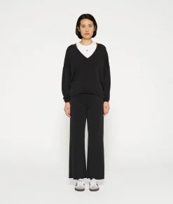 10DAYS Hosen^Flared Jogger Scuba black