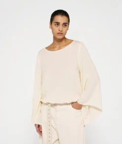 10DAYS Blusen^Flowy Blouse light natural
