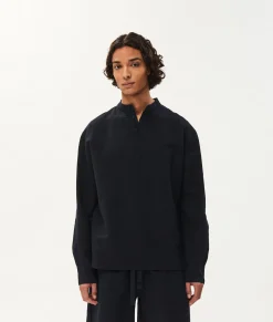 10DAYS Hemden^Kick Henley Shirt dark blue