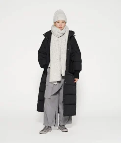 10DAYS Jacken^Long Puffer Jacket black