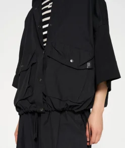 10DAYS Blazer^Oversized Utility Shirt black