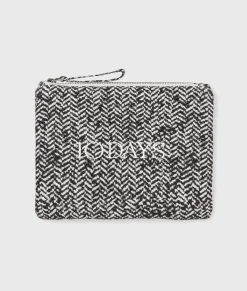 10DAYS Sonstige Accessoires|Taschen^Padded Pouch Fleece ecru/black