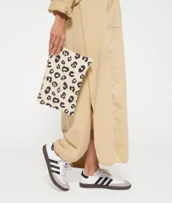 10DAYS Taschen^Padded Pouch Leopard oyster