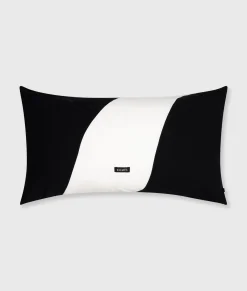 10DAYS Kissenbezüge^Pillow Double Stripe 50x90 black/ecru
