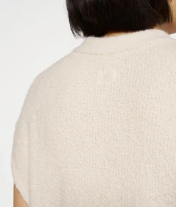 10DAYS Pullover^Short Sleeve Boucle Top light natural