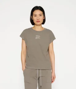 10DAYS T-Shirts^Short Sleeve Tee Linen sage