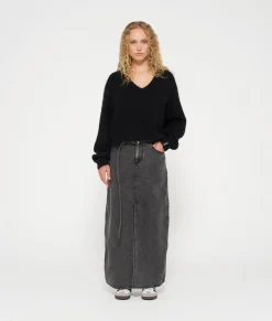10DAYS Röcke^Skirt Jog Denim black