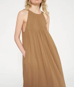 10DAYS Kleider^Smoking Dress cedar brown