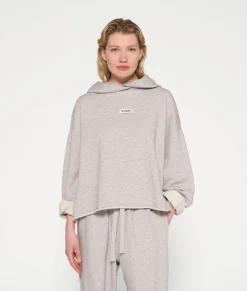 10DAYS Sweatshirts^Statement Hoodie light grey melee