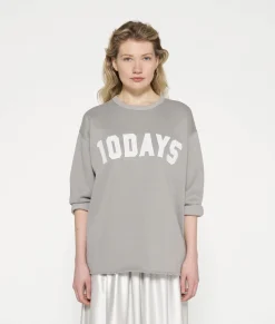 10DAYS Sweatshirts^Statement Sweater graphite