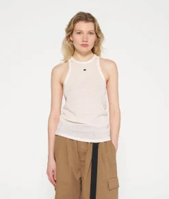 10DAYS Tops^Tank Top Mesh ecru