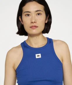 10DAYS Tops^Tank Top Rib true blue