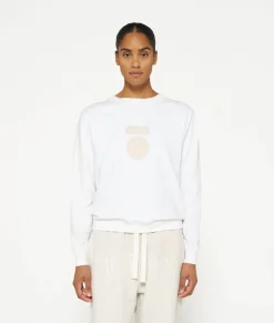 10DAYS Sweatshirts^THE CREW NECK SWEATER white