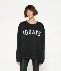 10DAYS Sweatshirts^THE STATEMENT SWEATER black
