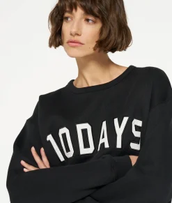 10DAYS Sweatshirts^THE STATEMENT SWEATER black