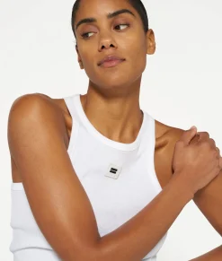 10DAYS Tops^THE TANK TOP white