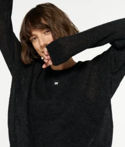 10DAYS Sweatshirts|Pullover^THE THIN SWEATER black