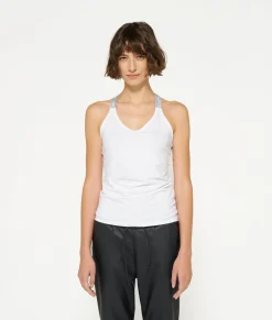 10DAYS Wrappers|Tops^THE WRAPPER LUREX white