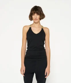 10DAYS Wrappers|Tops^THE WRAPPER LUREX black