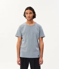 10DAYS T-Shirts^Vince Cotton Tee la blue