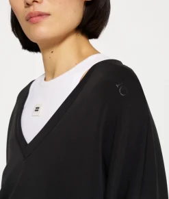 10DAYS Sweatshirts^V-neck Sweater Scuba black