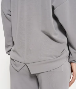 10DAYS Sweatshirts^V-neck Sweater Scuba graphite