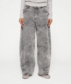 10DAYS Hosen^Western Pants Washed black
