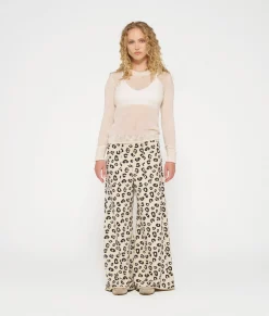 10DAYS Hosen^Wide Jogger Leopard oyster