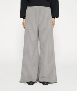 10DAYS Hosen^Wide Jogger Pinstripe graphite