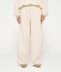 10DAYS Hosen^Wide Twill Pants ecru