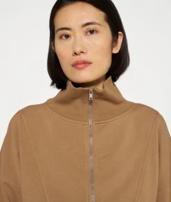 10DAYS Sweatshirts^Zip Sweater cedar brown